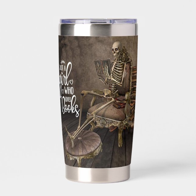 Book Lover | Cute Reading Gift Insulated Tumbler (Front)