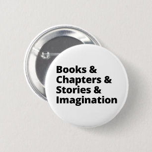 Book Lover Design Button