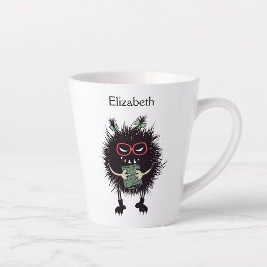 Book Lover Evil Character Funny Character Name Latte Mug