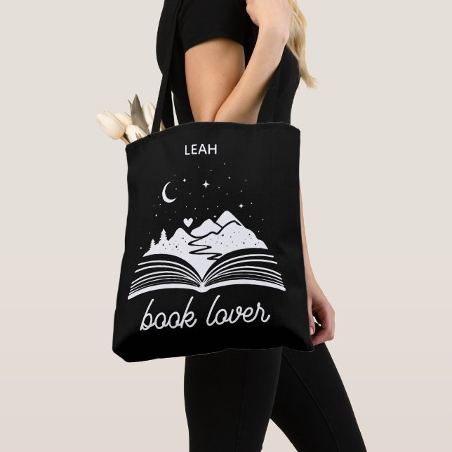 Book Lover Fantasy Romance Adventure Tote Bag (Close Up)