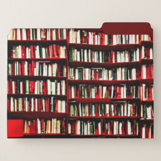 Book Lover File Folders