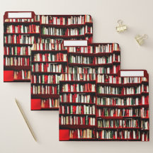 Book Lover File Folders