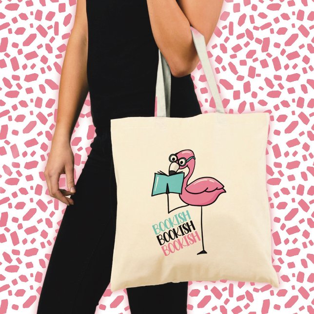 Book Lover Flamingo  Tote Bag (Creator Uploaded)