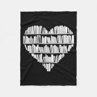 Book Lover Fleece Blanket