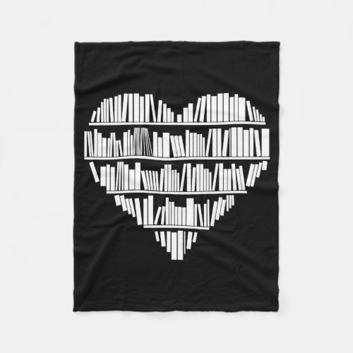 Book Lover Fleece Blanket