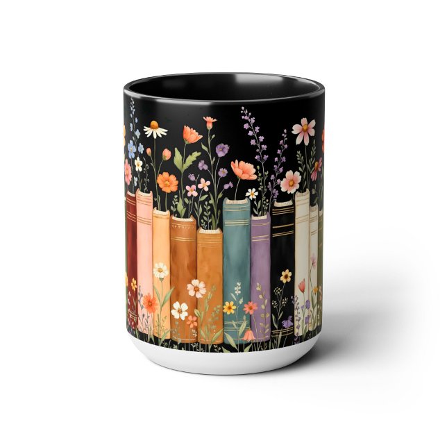 Book Lover Floral Mug (Creator Uploaded)