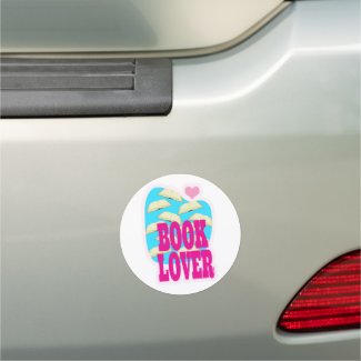 Book Lover Fun Reading Love Logo Design