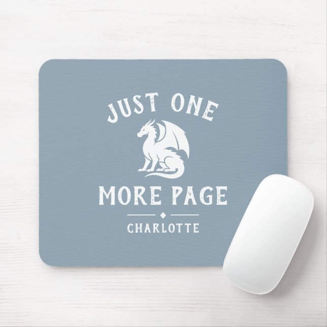Book Lover Funny Saying Fantasy Reader Mouse Pad (With Mouse)