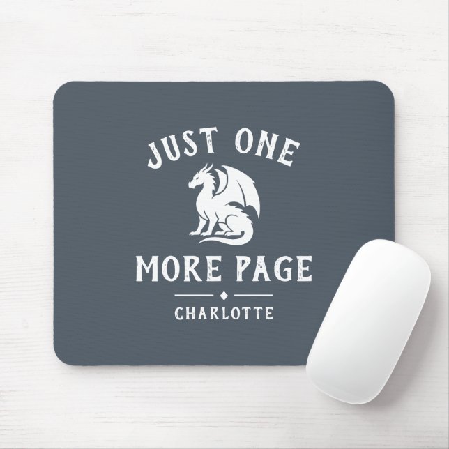 Book Lover Funny Saying Fantasy Reader Mouse Pad (With Mouse)