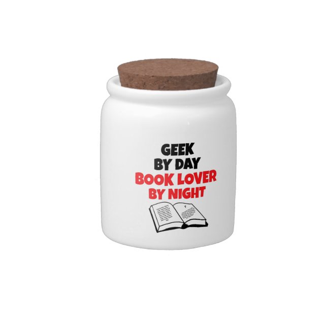 Book Lover Geek Candy Jar (Right)