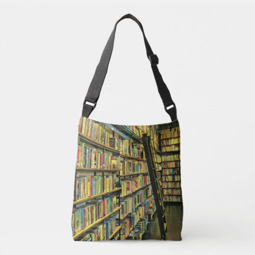 Book lover gift crossbody bag