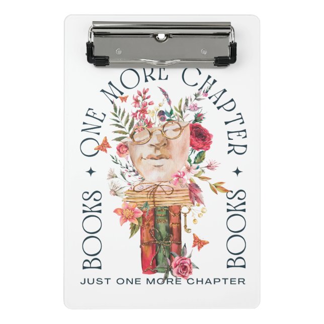 Book Lover Gift Mini Clipboard (Front)