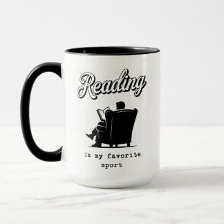 Book Lover Gift | Reading Is My Favorite Sport Mug