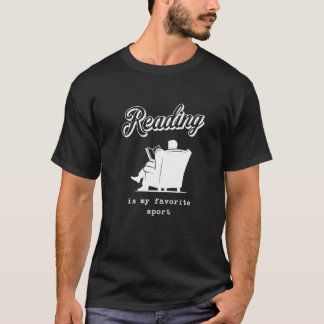 Book Lover Gift | Reading Is My Favorite Sport T-Shirt