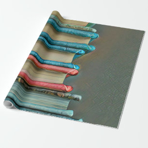 Book lover gift wrapping paper