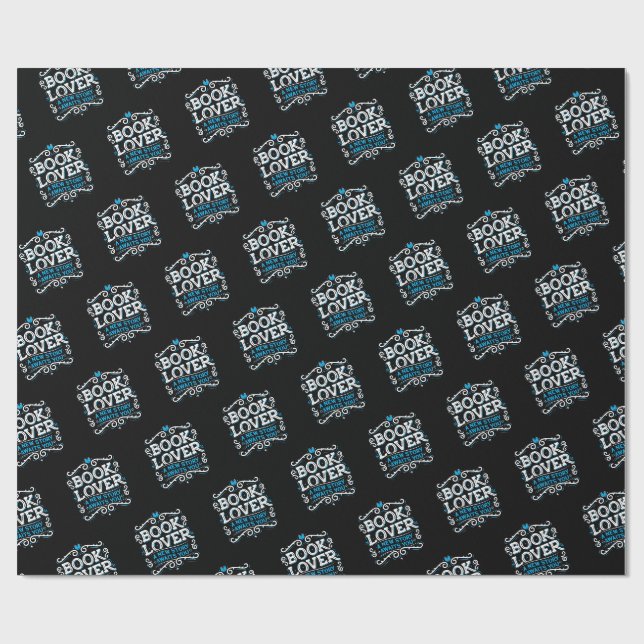 Book Lover Gift Wrapping Paper (Flat)