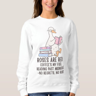 Book Lover Goose Sweatshirt