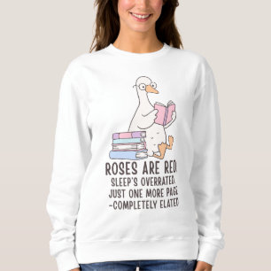 Book Lover Goose Sweatshirt