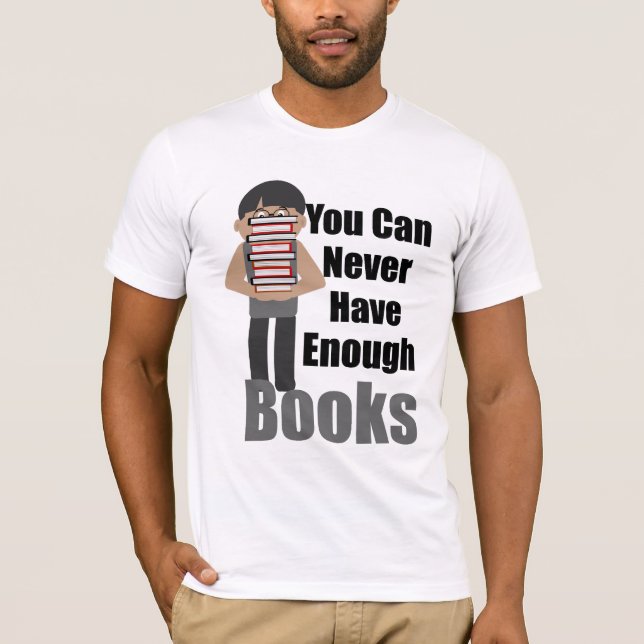 Book Lover Guy 1 Bella Canvas T-shirt (Front)
