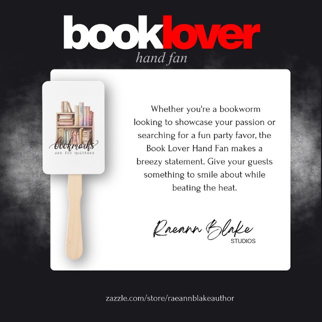 Book Lover Hand Fan (Creator Uploaded)