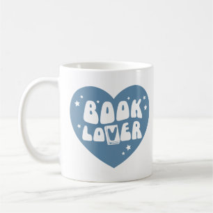 Book Lover Heart Coffee Mug
