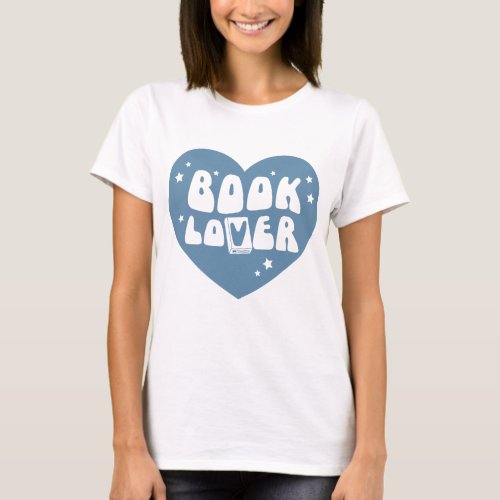 Book Lover Heart T_Shirt