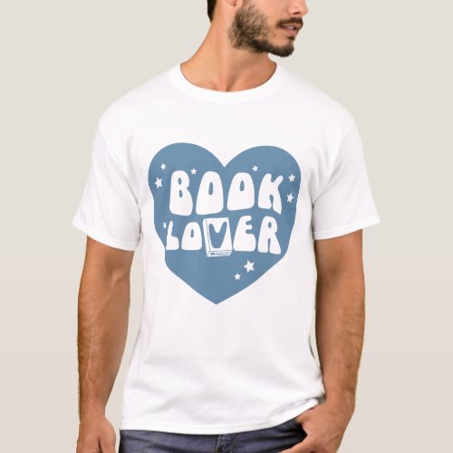 Book Lover Heart T_Shirt