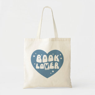 Book Lover Heart Tote Bag