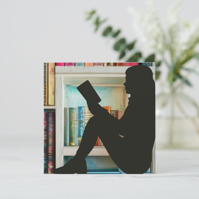 Book Lover Holiday Card (Standing Front)