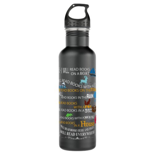 Book Lover I Will Read Books Reading  Stainless Steel Water Bottle