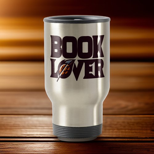 Book Lover Insulated Travel Mug With Lid