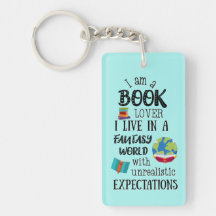 Book Lover Keychain