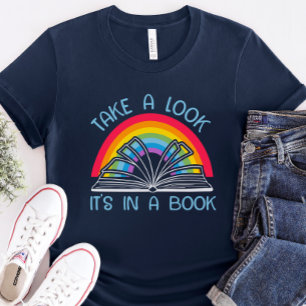 Book Lover Librarian Shirt, It's in a Book T-Shirt