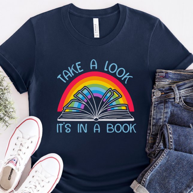 Book Lover Librarian Shirt, It's in a Book T-Shirt (Creator Uploaded)