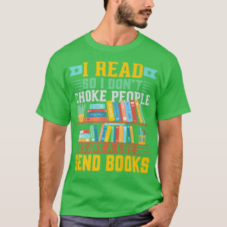 Book Lover Library Pun Book Reading Tet Design  T-Shirt