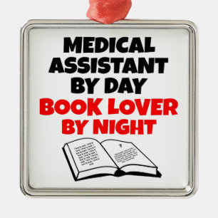 Book Lover Medical Assistant Metal Ornament