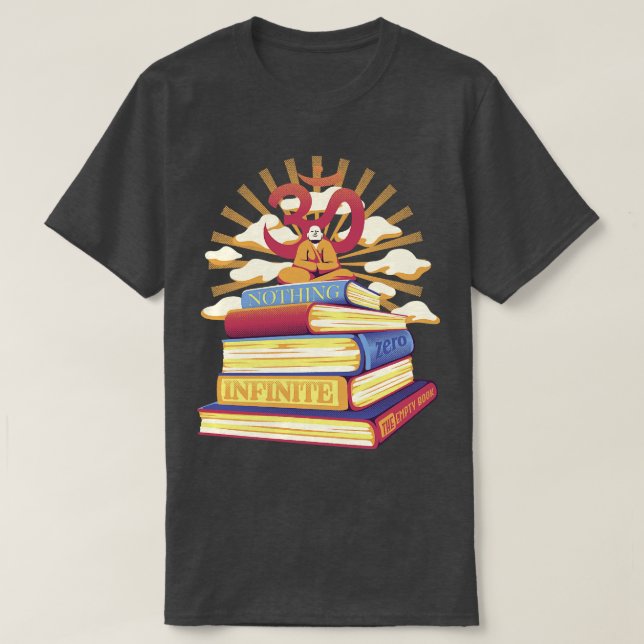 Book Lover Meditation by Tobe Fonseca T-Shirt (Design Front)