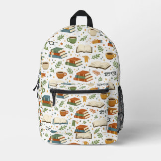 Book Lover Pattern Back To School Backpack