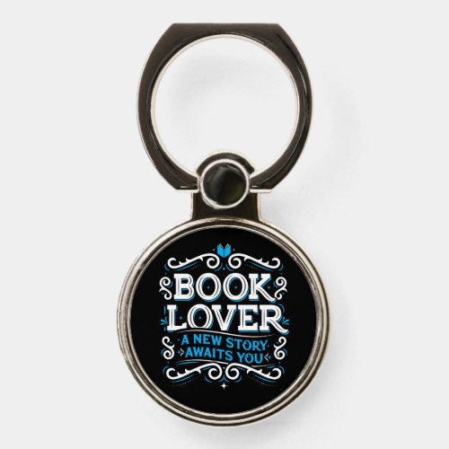 Book Lover Phone Grips Ring Holder