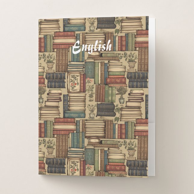 Book Lover   Pocket Folder (Front)