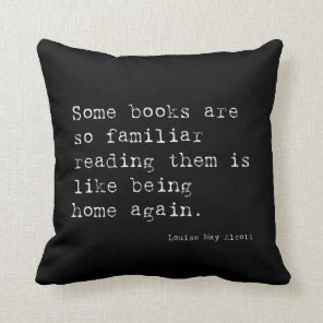 Book Lover Quote Reading Librarian Writer Throw Pillow