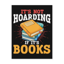 Book Lover Reader Humor Funny Bookworm Joke Postcard