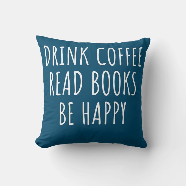 Book Lover Reading Book Teacher Bookish Gift Throw Pillow (Front)