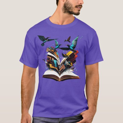 Book lover Reading makes Strong Bookworm  T_Shirt
