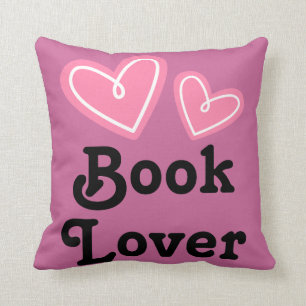 Book Lover Reading Throw Pillow