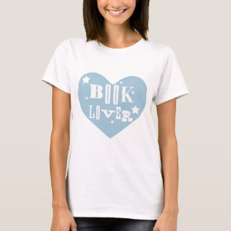 Book Lover reading with heart T-Shirt