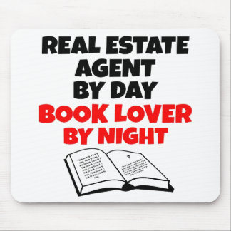 Book Lover Real Estate Agent Mouse Pad