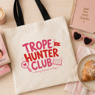 Book Lover Romance Trope Hunter Tote Bag