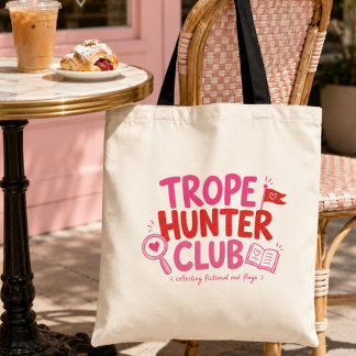Book Lover Romance Trope Hunter Tote Bag