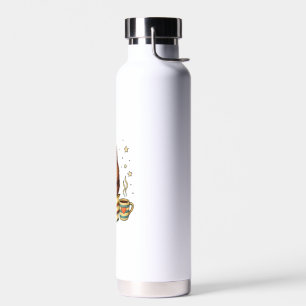 Book Lover Sloth Reading Bookish Library Read Book Water Bottle